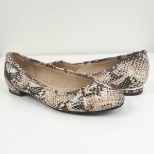 LifeStride Vivienne SnakeskinSlip-On Flats